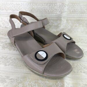 Ziera Leather Sandals Velcro Size 41